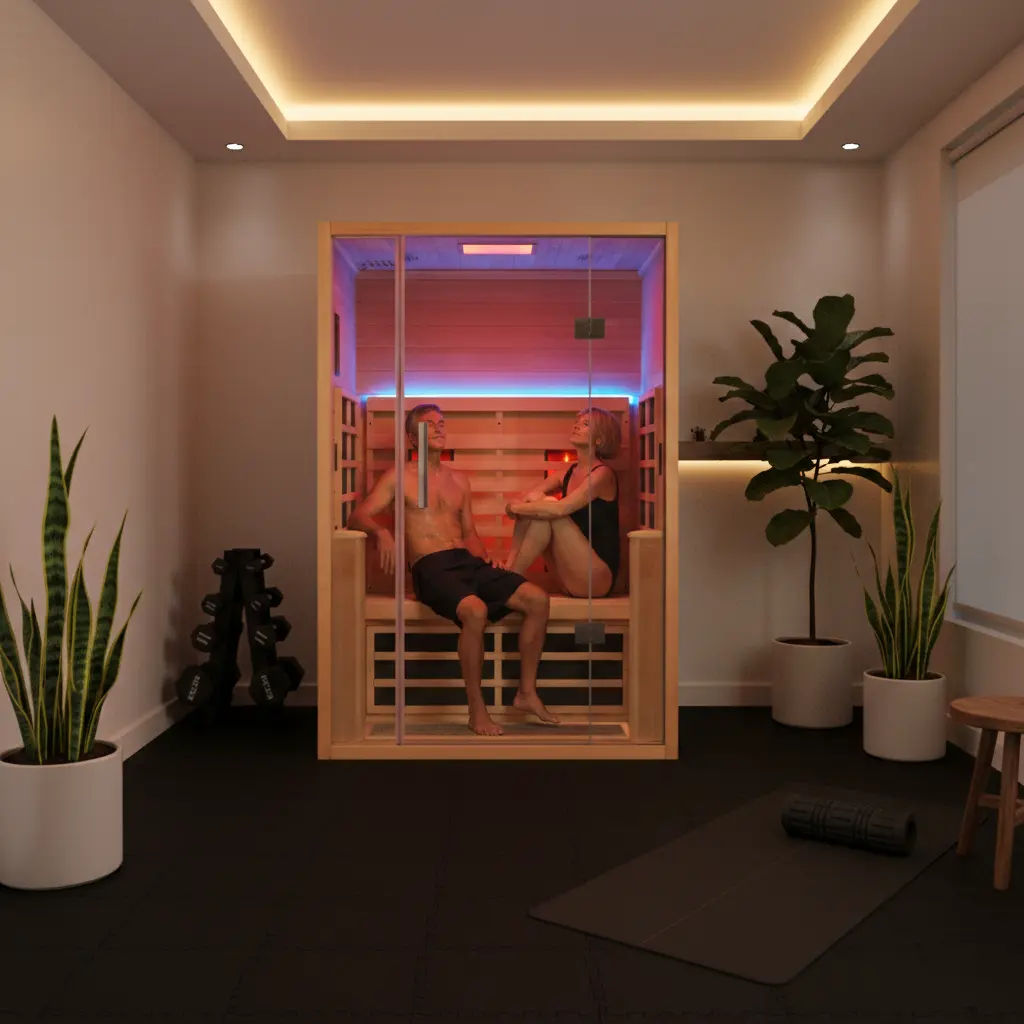 Jaquar Paire Sauna LED CLR LGT Infrared Heater - Image 6