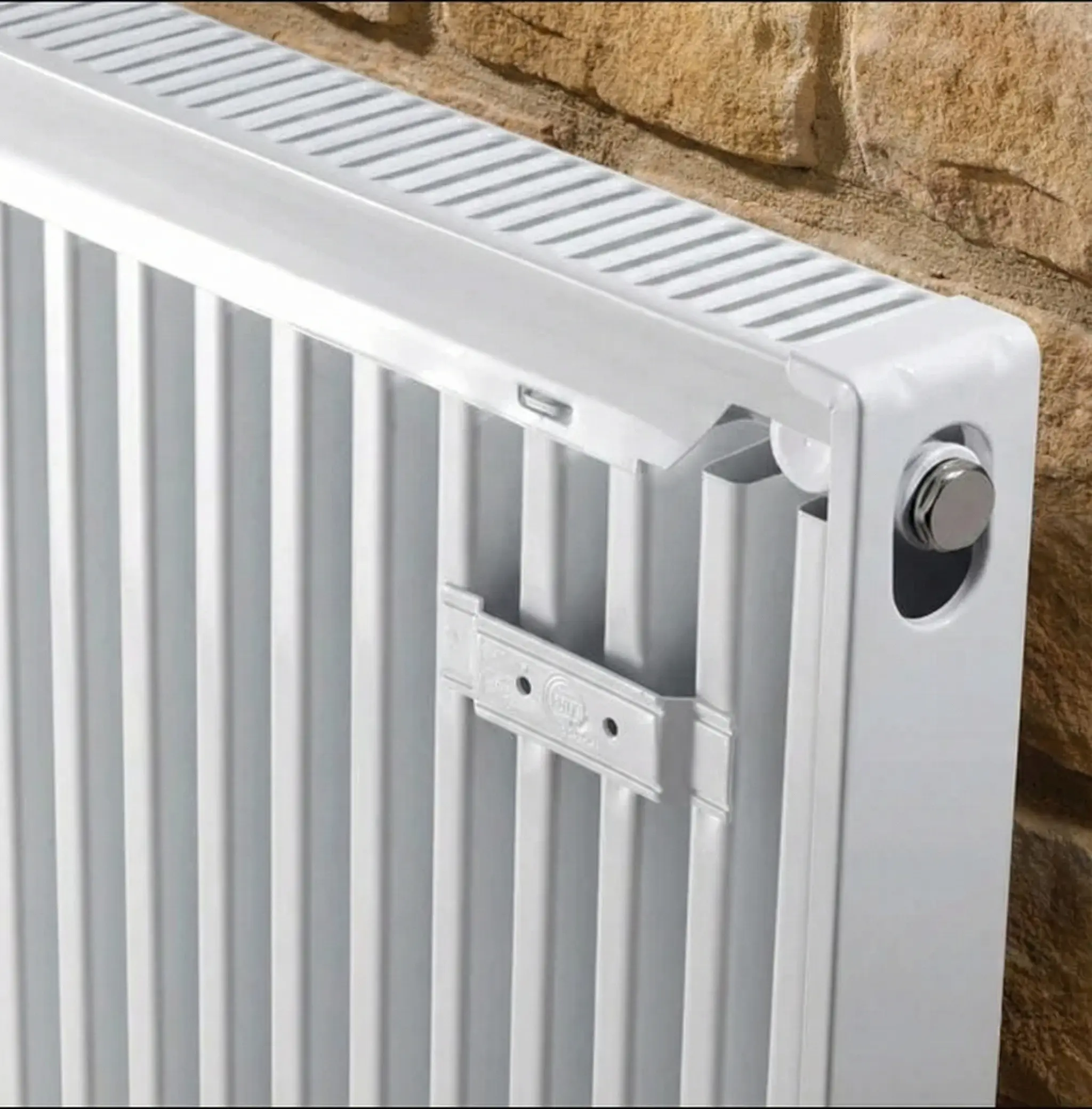 400x600mm Single Panel white Radiator – Type 11 - Image 2