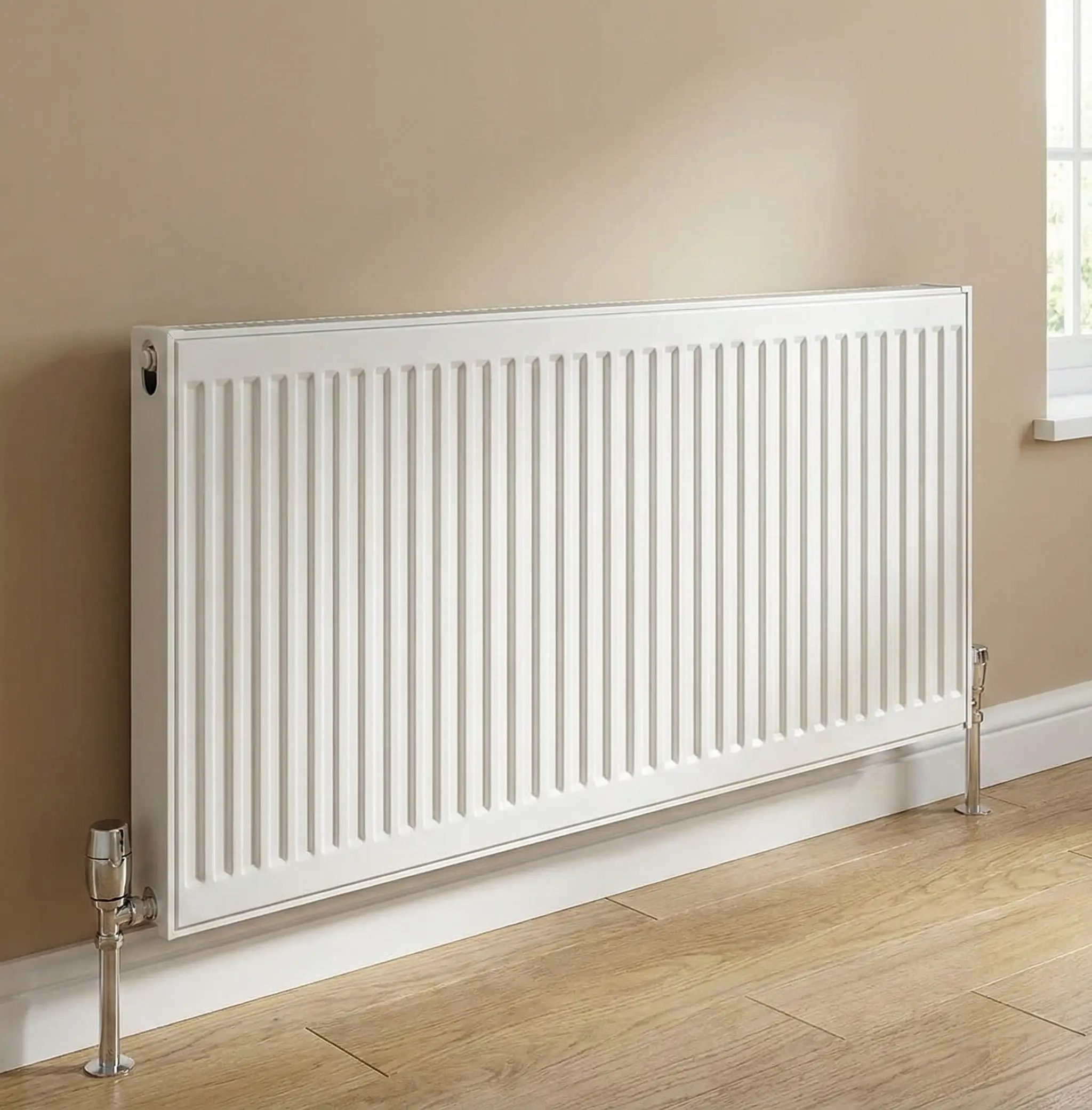 400x600mm Double Panel white Radiator – Type 21 - Image 4