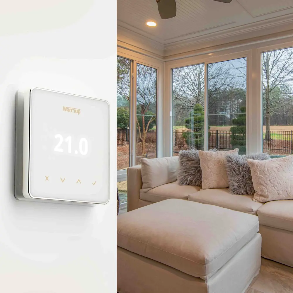 Porcelain White Element WiFi underfloor heathing Thermostat - Image 4