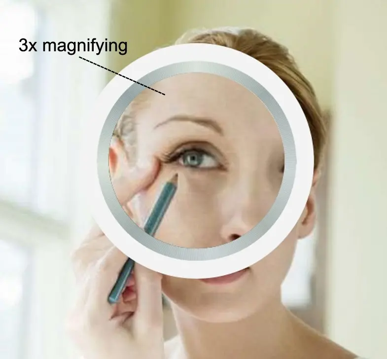 Neon Led Mirror with Magnifying Mirror 800M - Image 1