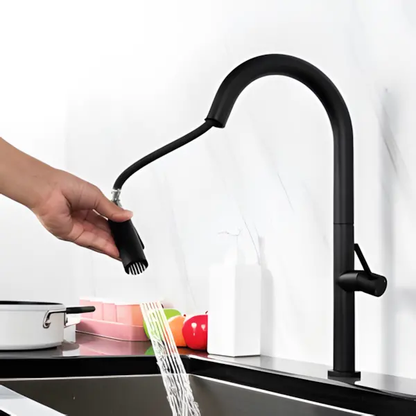 Grace Single Lever Kitchen Mixer Chrome Plated - Image 1