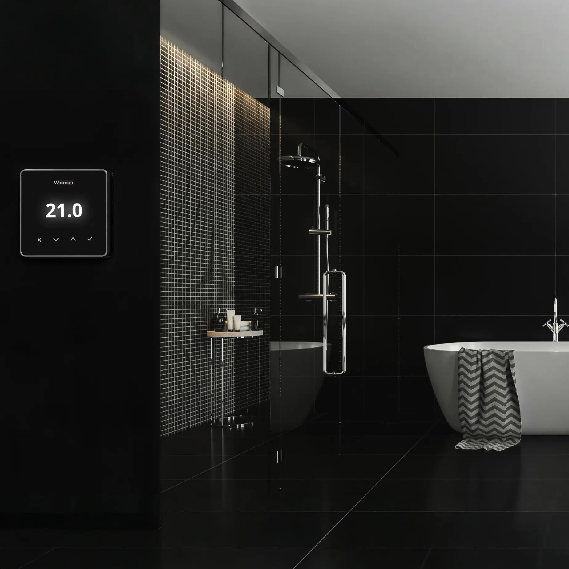 Dark Element WiFi underfloor heathing Thermostat - Image 1