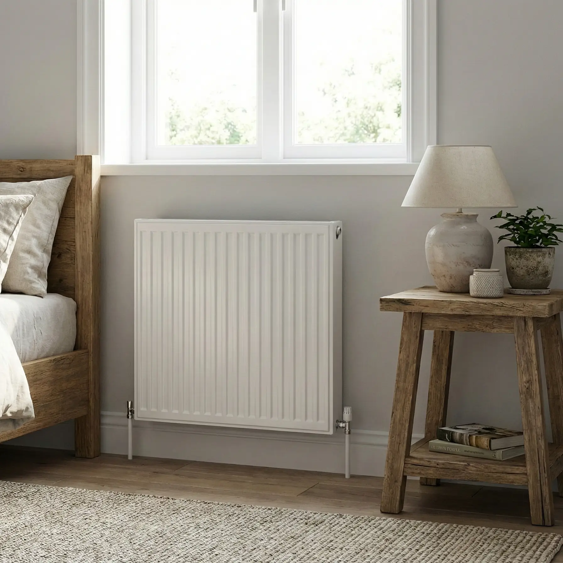 500x800mm Double Panel white Radiator – Type 22 - Image 6