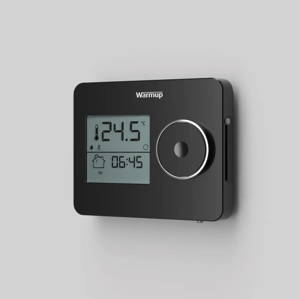 Black Tempo Digital underfloor heathing Thermostat - Image 2