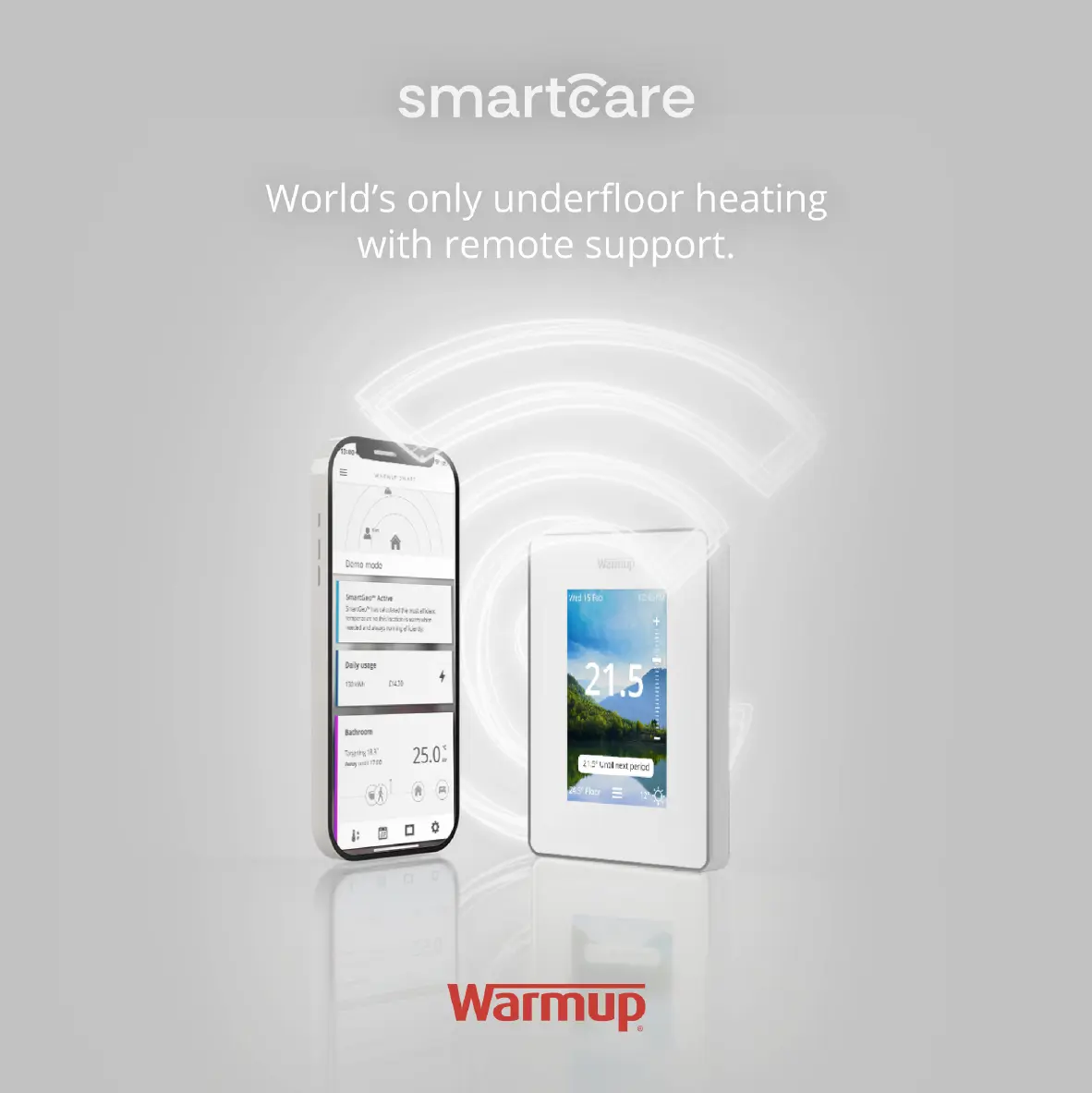 7iE Bright Porcelain Smart WiFi underfloor heathing Thermostat - Image 5