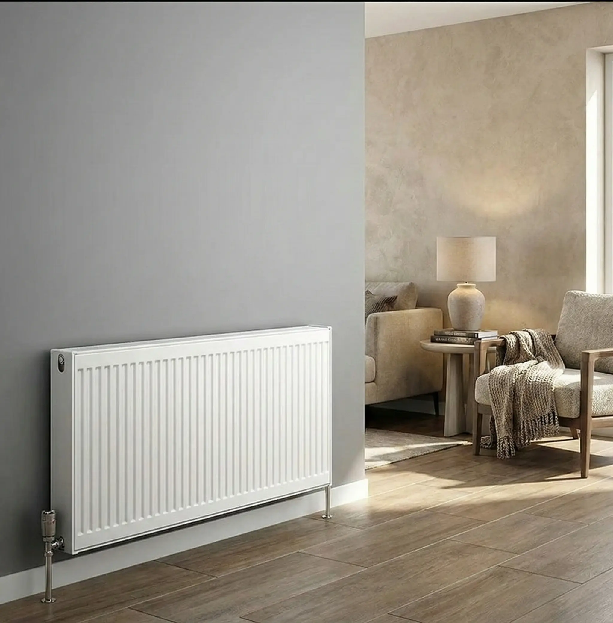 500x800mm Double Panel white Radiator – Type 22 - Image 3