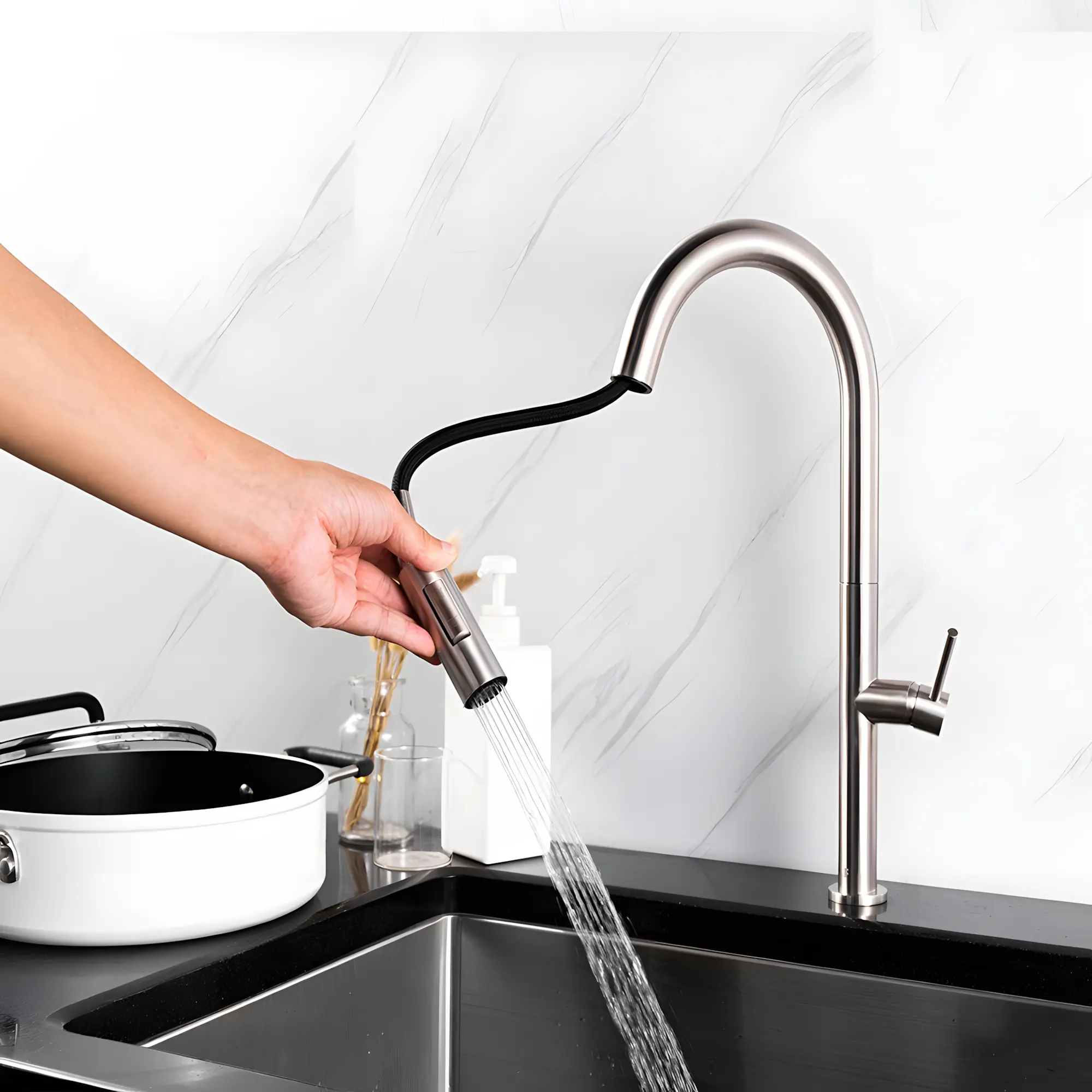 Grace Single Lever Kitchen Mixer - Image 3