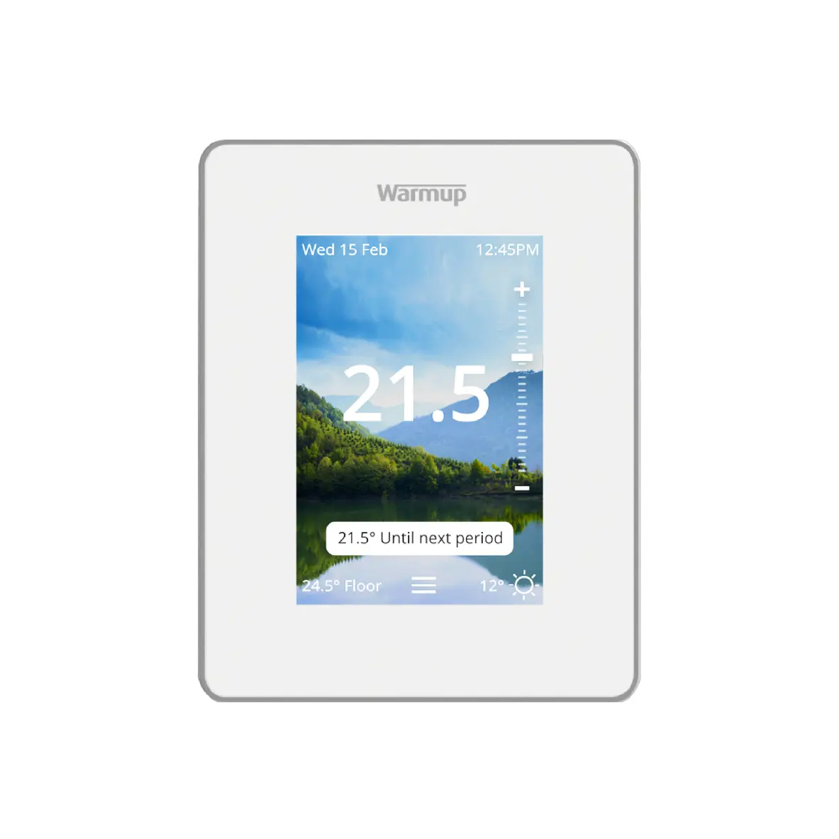 7iE Bright Porcelain Smart WiFi underfloor heathing Thermostat - Image 1