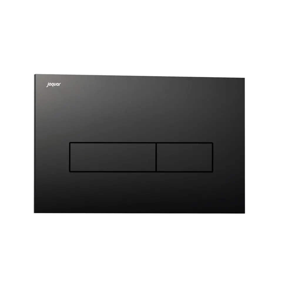 Jaquar Black Matt Kubix Prime Control Plate