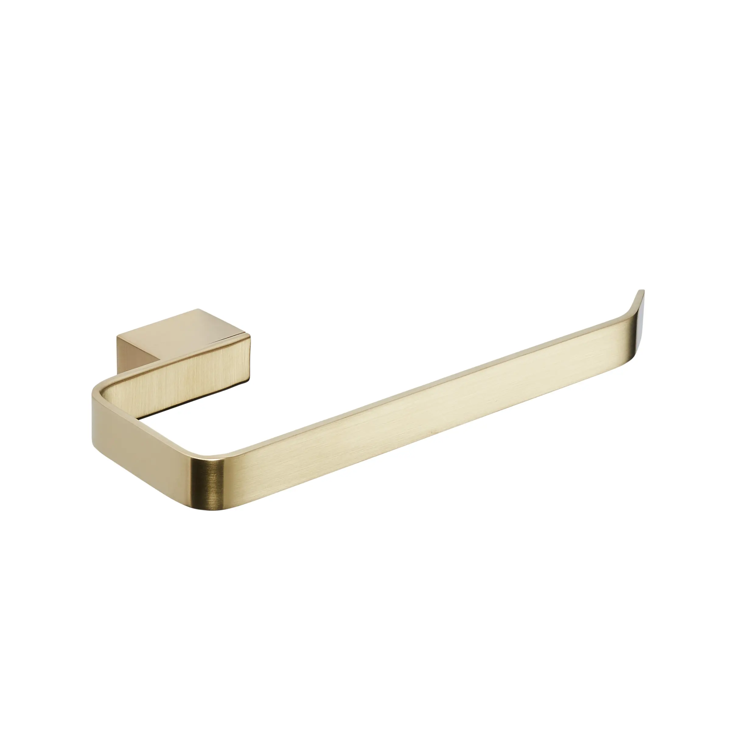 K-Vit Brushed Brass Premium Towel Ring