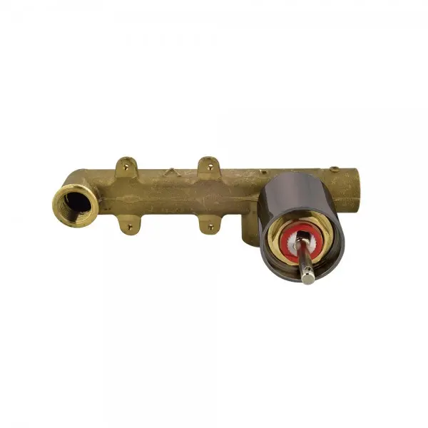 In-wall Body of Single Lever Built-in Manual Valve Black Chrome