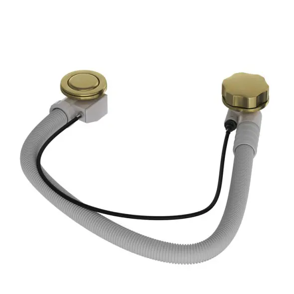 Drain pipe 80cm With Overflow Antique Bronze