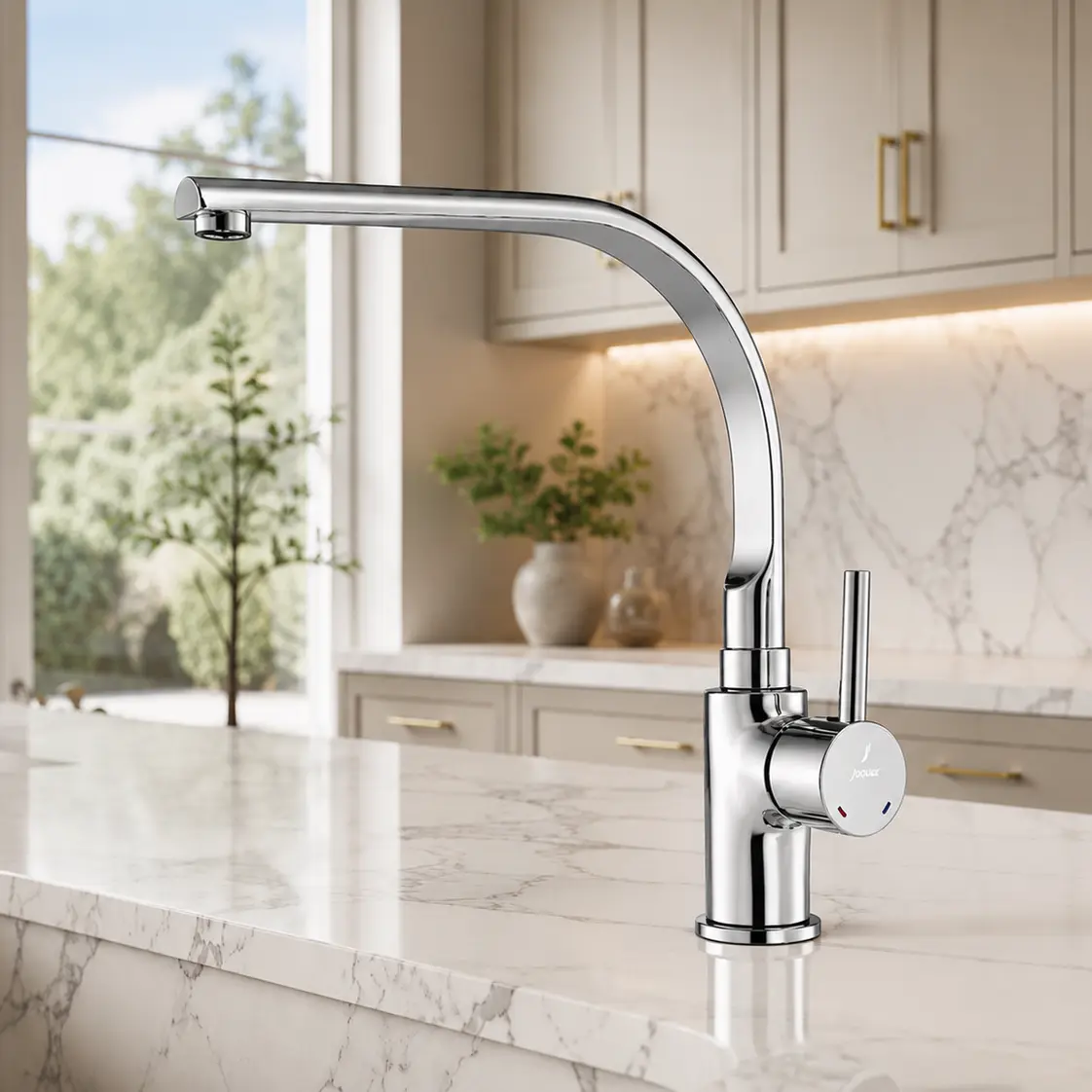 Jaquar Florentine Chrome Prime Side Lever Mono Kitchen Tap Mixer