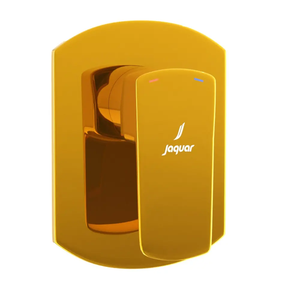 Jaquar Gold Bright PVD Kubix Prime Manual Single outlet Mixer