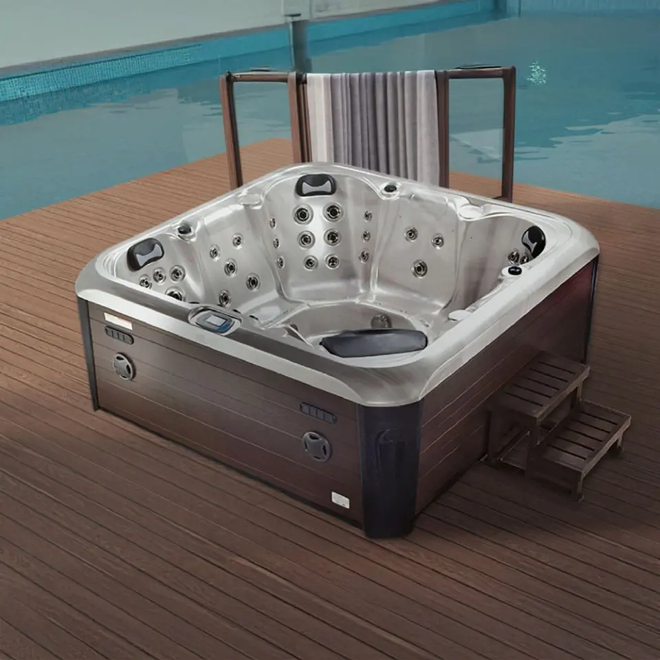 Jaquar Polaris SPA  6 seater,  Shell Colour-Pearl Blend  With Bluetooth, UV,LED Aromatherapy