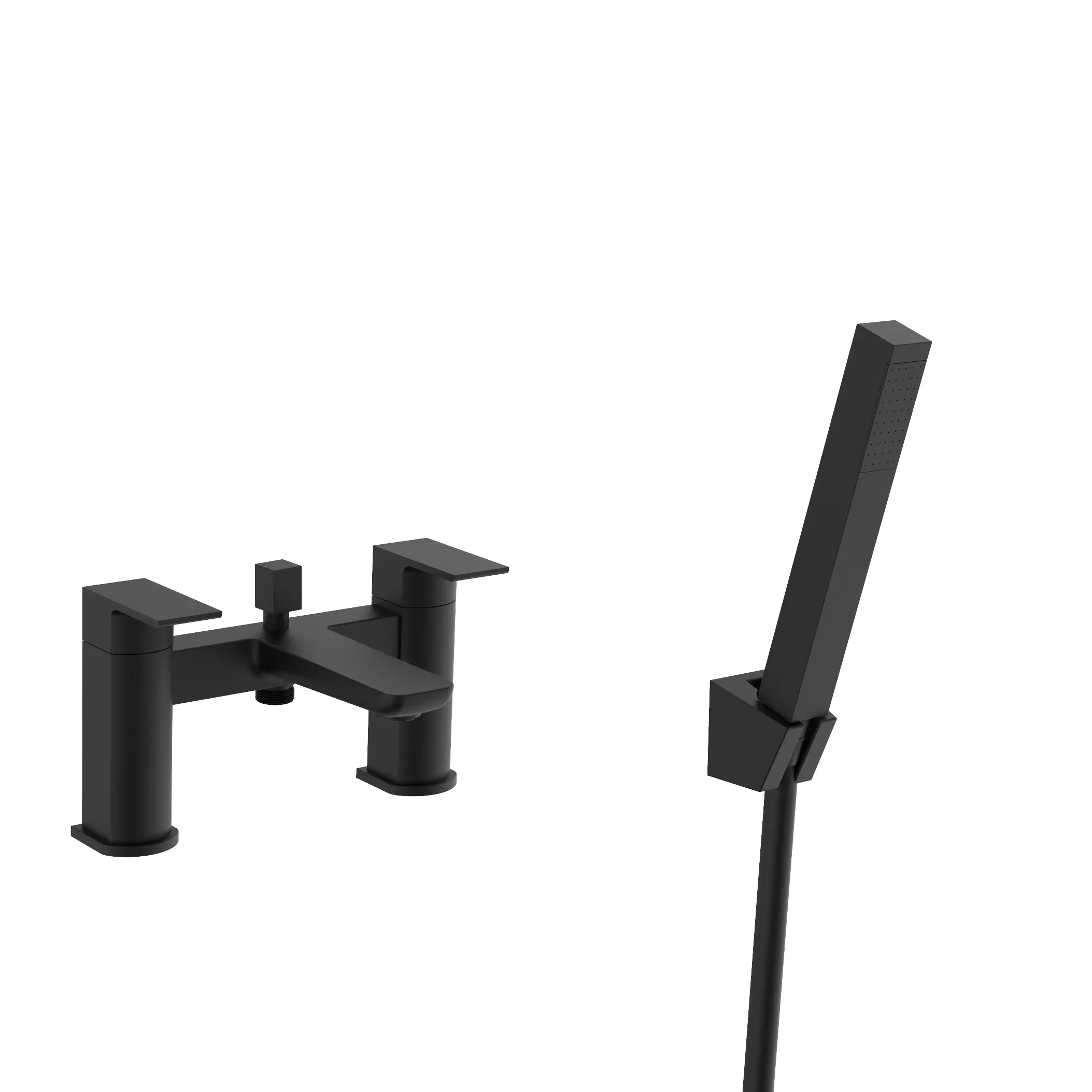 Kolt Matt Black Bath Shower Mixer Tap