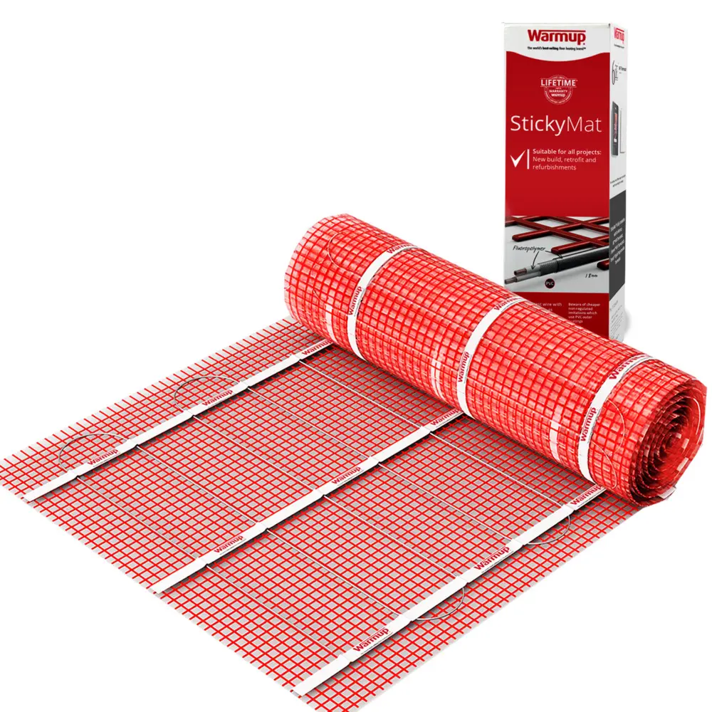 StickyMat Electric underfloor Mat heating - 150W/5m²