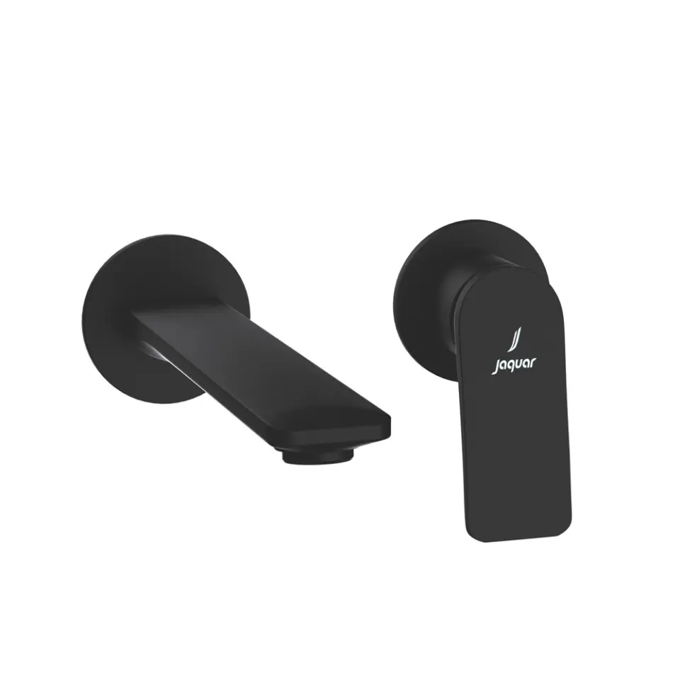 Jaquar  Laguna Black Matt Exposed Parts kit of Single Lever Basin Mixer Wall Mounted