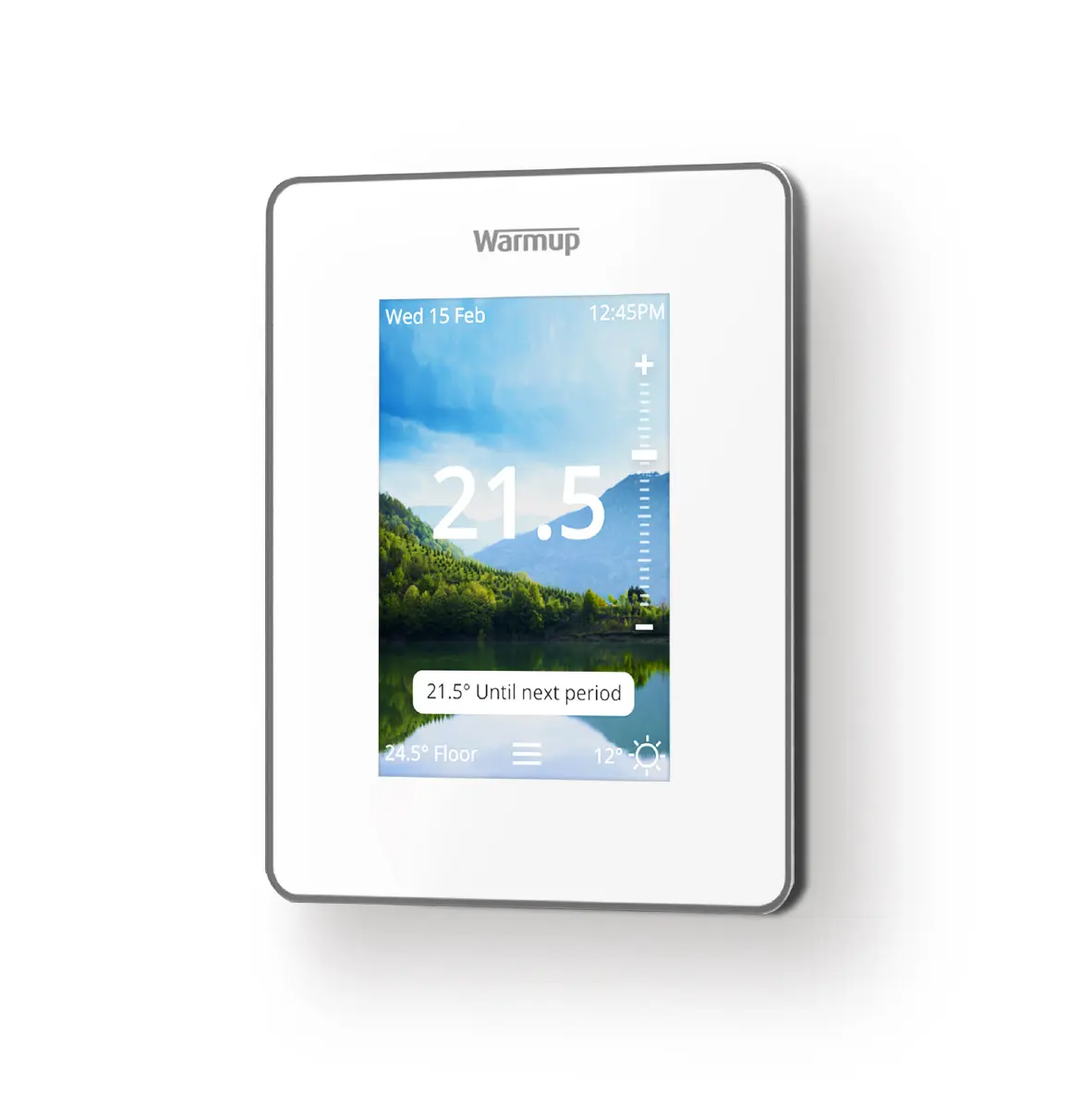 7iE Bright Porcelain Smart WiFi underfloor heating Thermostat