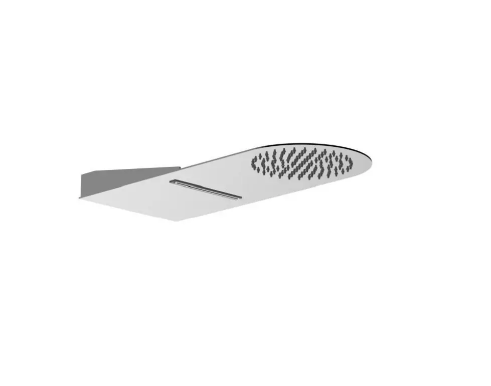 Slim Round Waterfall Waterblade overhead Shower