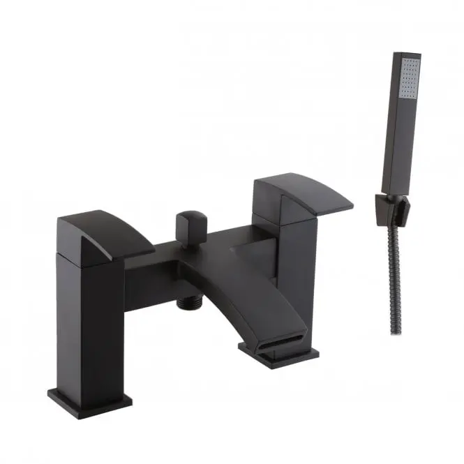 Fiuto Black Nero Bath Shower Mixer Tap