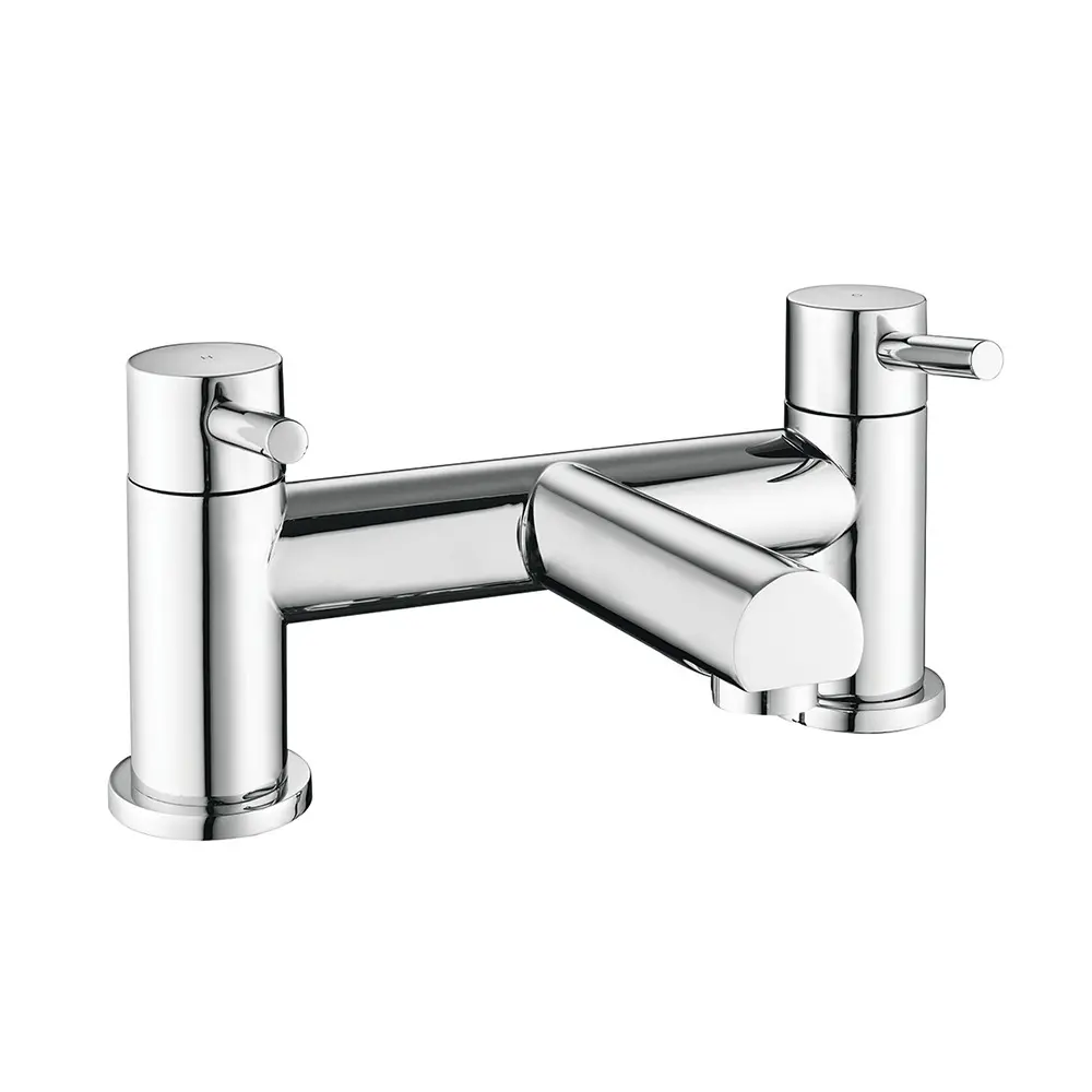 Lyon Dual Lever H Type Bath Filler Chrome Plated