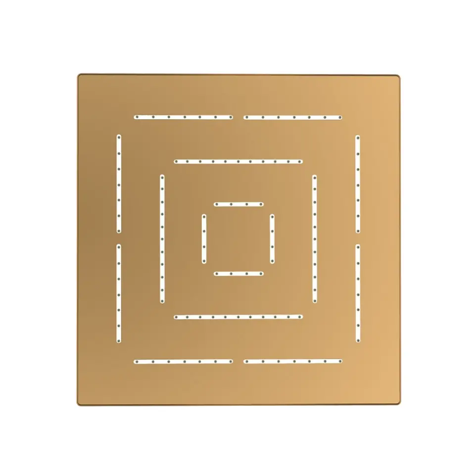 Jaquar Gold Matt PVD Kubix Prime Maze Single Function (200x200)