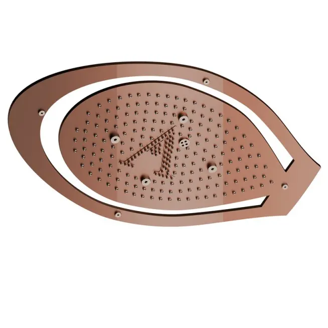 Artize Blush Gold PVD Tiaara Rainjoy AISI 304 stainless steel false ceiling shower