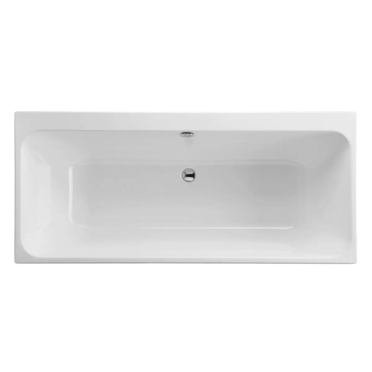 Profile Thin Rim Carronite Double Ended Bath with Legs 1600x800mm DE CNITE