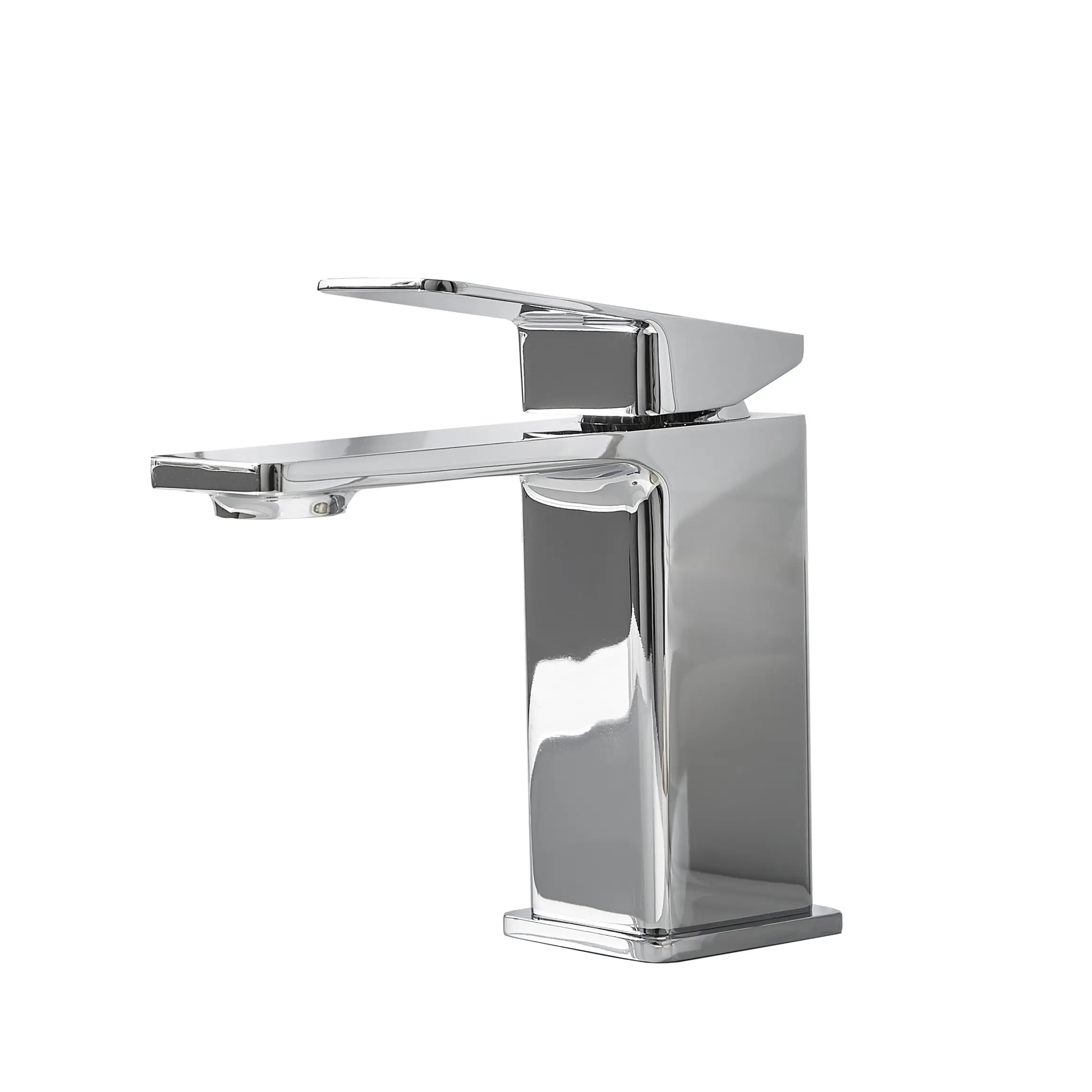 Fine Chrome Mono Basin mixer Tap with Click Waste
