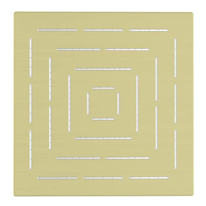 Jaquar Gold Matt PVD Kubix Prime Maze Single Function (300X300mm)