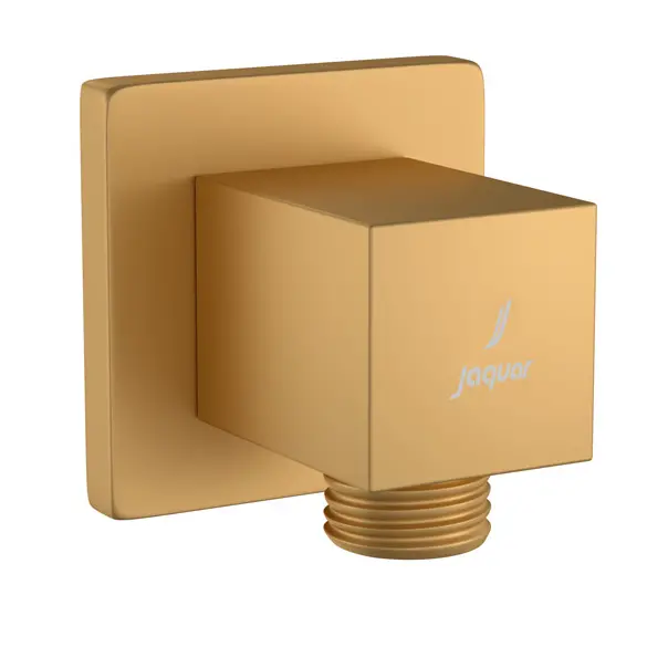 Jaquar Gold Matt PVD Kubix Prime Wall Outlet