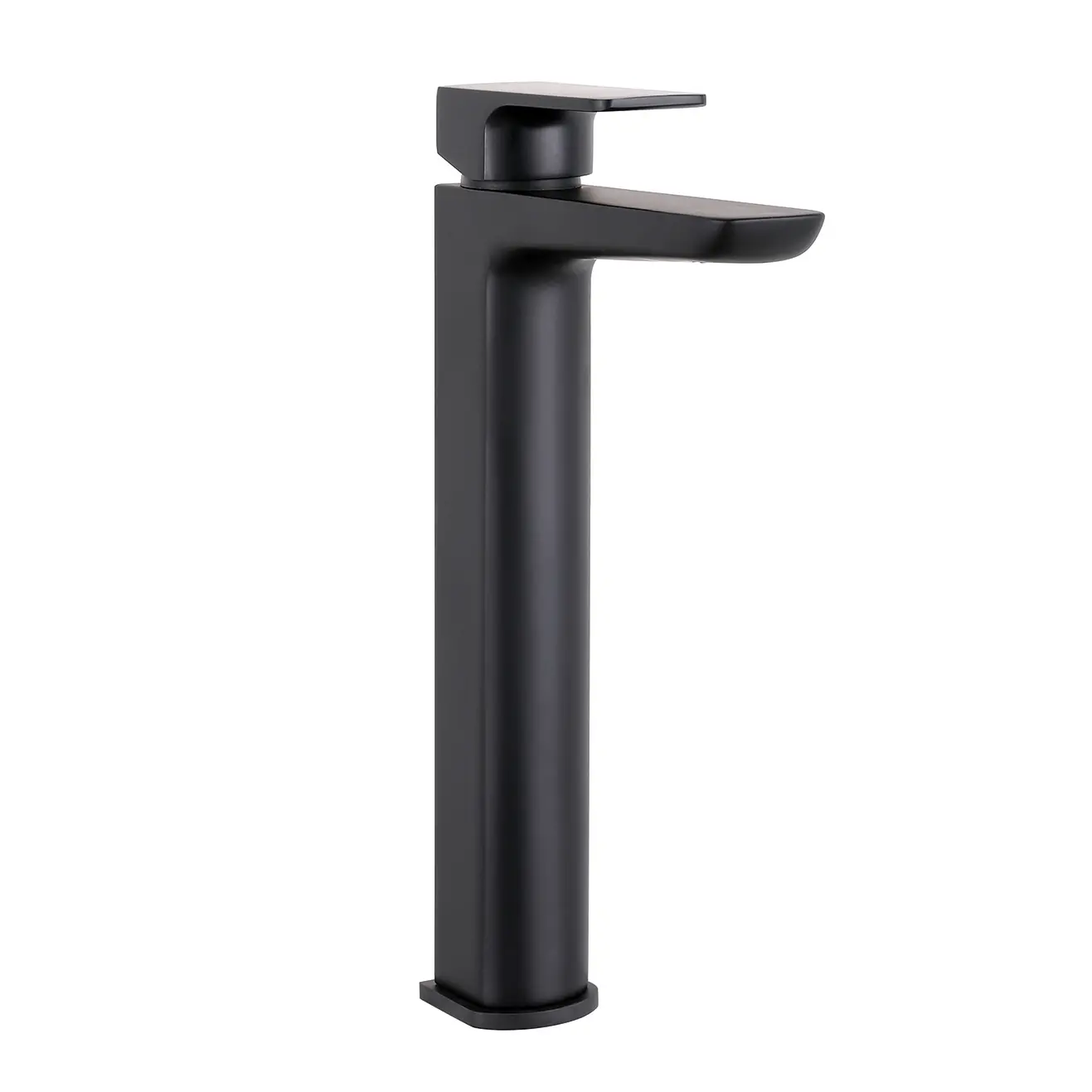 Messina Single Lever Tall Basin Mixer Tap Black Matt