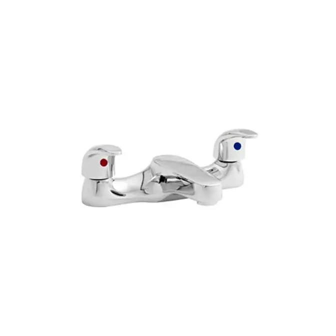 G4K Chrome Deck Bath Filler Taps