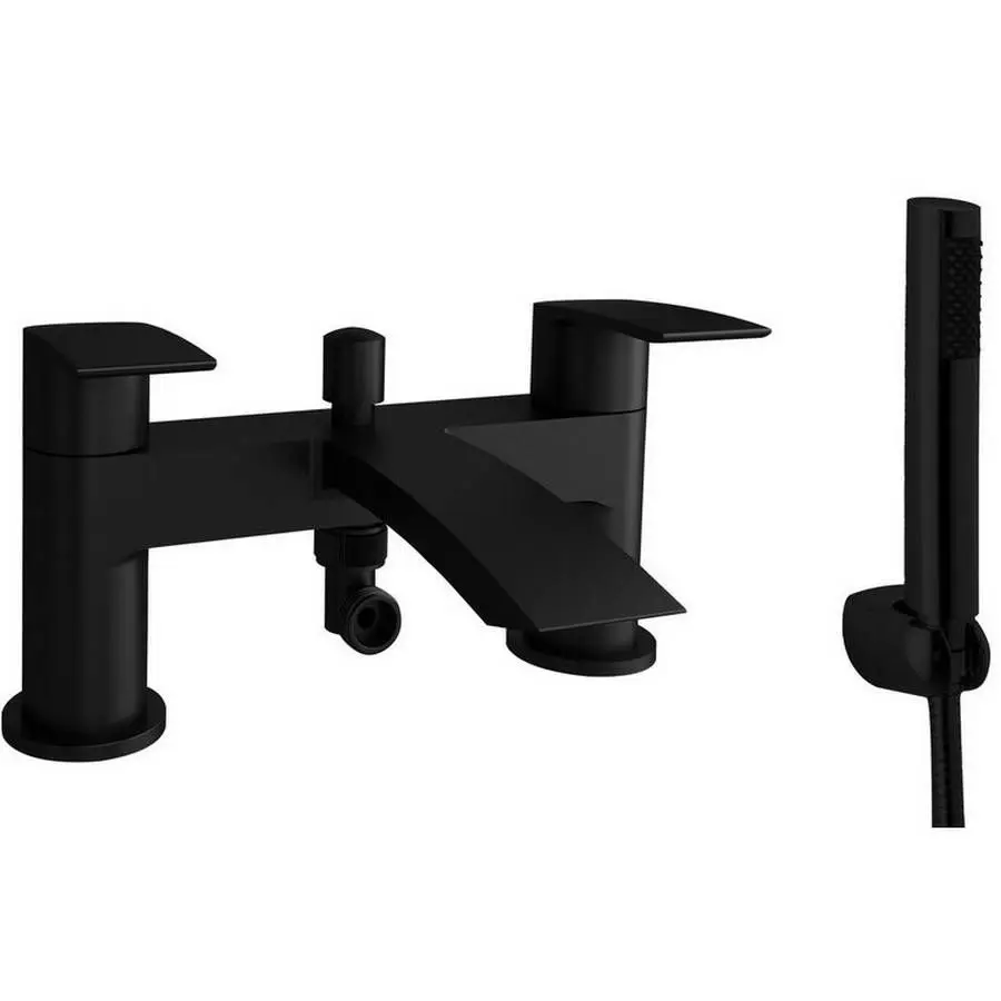 Curve Black Nero Bath Shower Mixer Tap