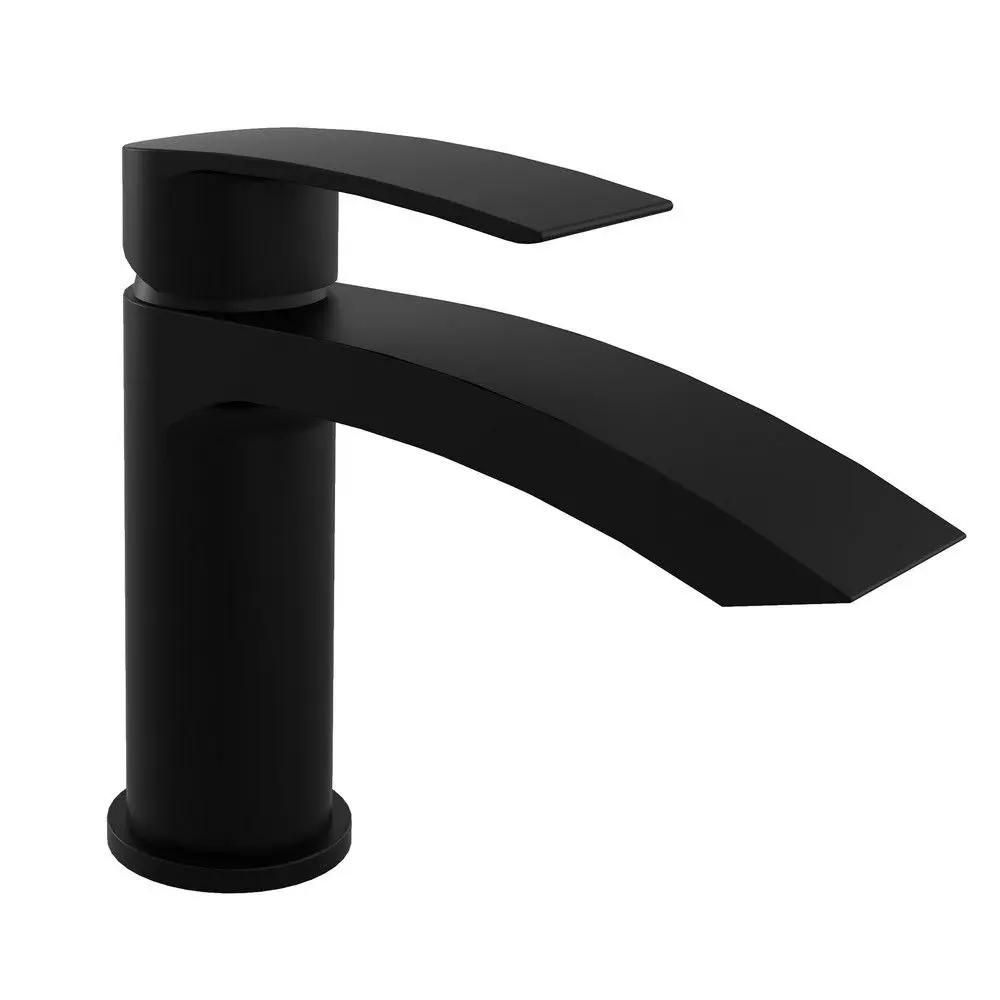 Curve Black Nero Mono Basin Mixer Tap
