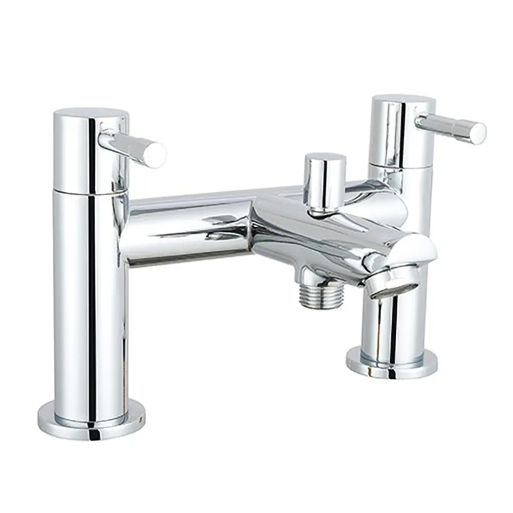 Turin Dual Lever H Type Deck-Mounted Bath & Shower Kit