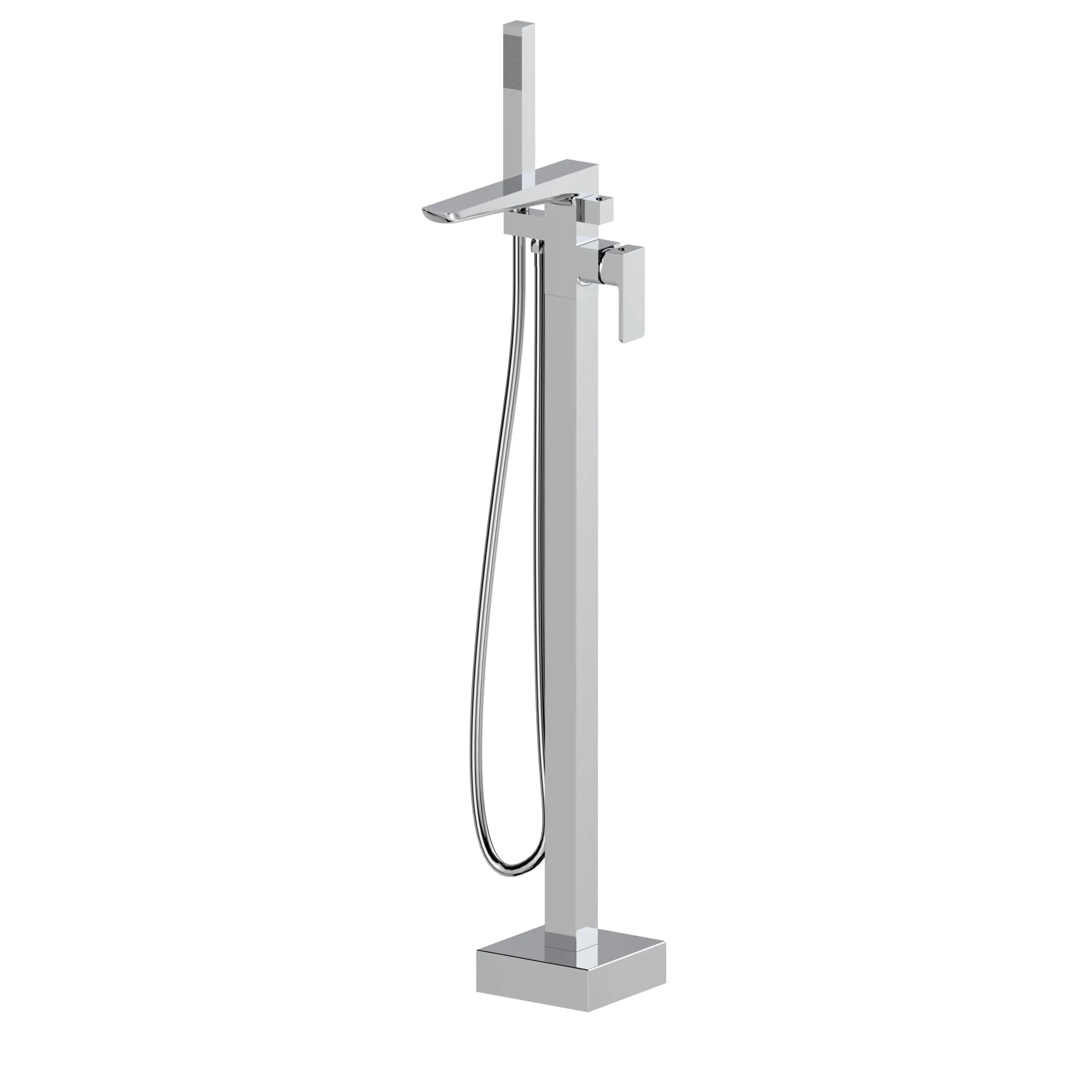 Kolt Chrome Freestanding Bath Shower Mixer Tap