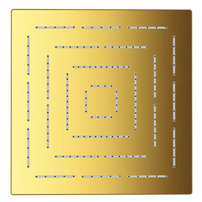 Jaquar Gold Bright PVD Kubix Prime Maze Single Function (300X300mm)