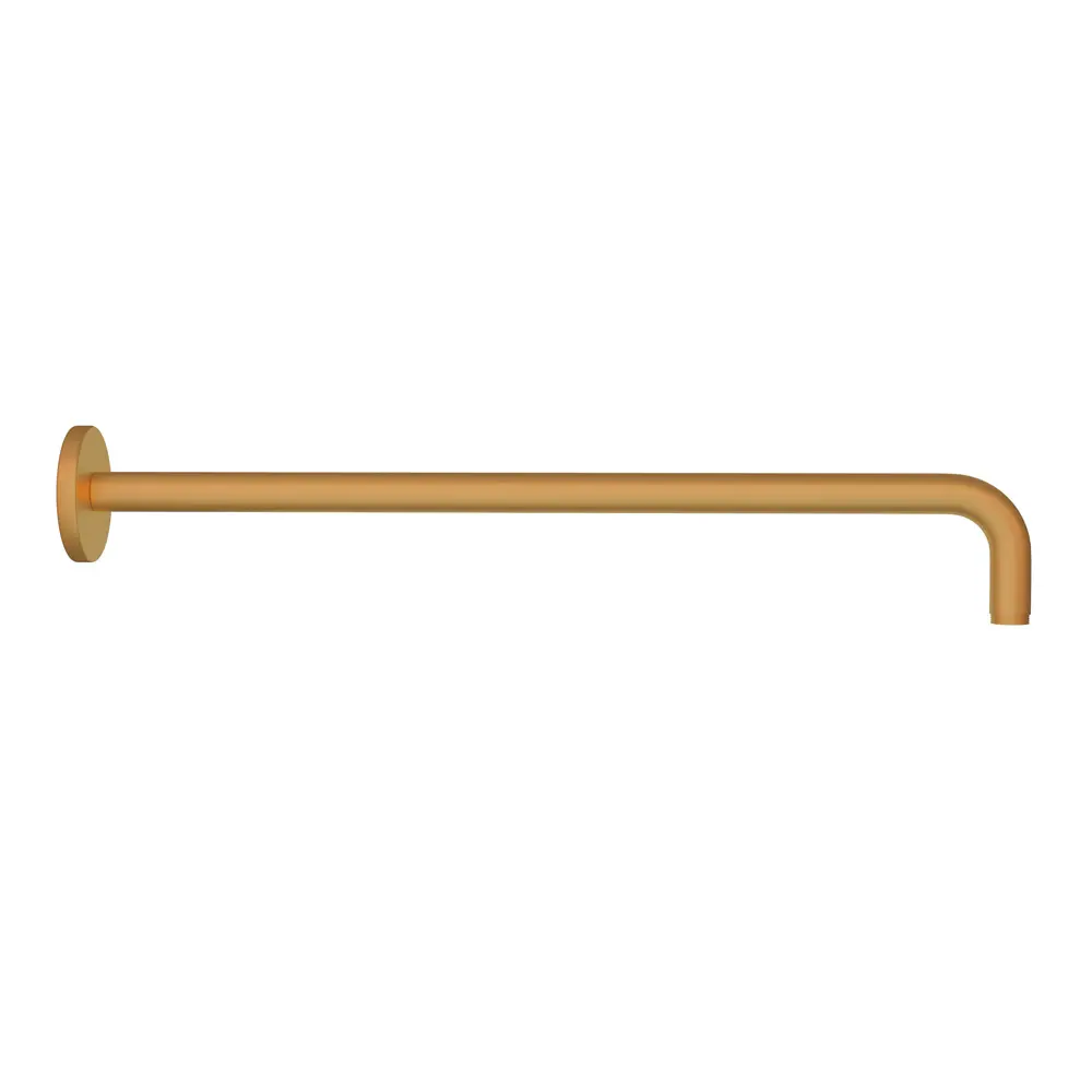 Jaquar Gold Matt PVD Round Shower Arm Wall Mounted Shower With Flange