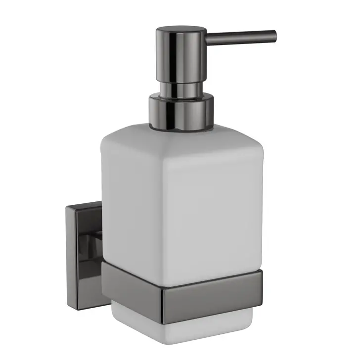 Jaquar Black Chrome Kubix Prime Soap Dispenser