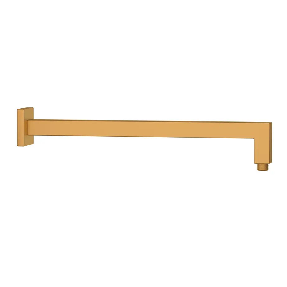 Jaquar Gold Matt PVD Kubix Prime Square Shower Arm (600mm)
