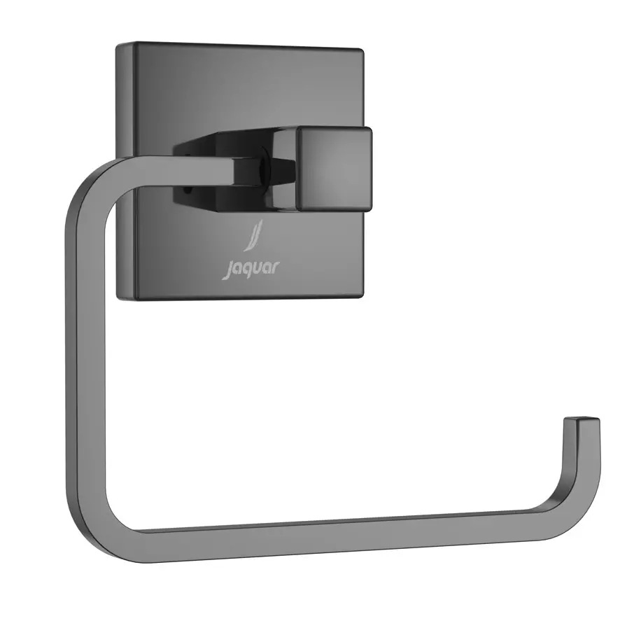 Jaquar Black Chrome Kubix Prime Toilet Roll Holder
