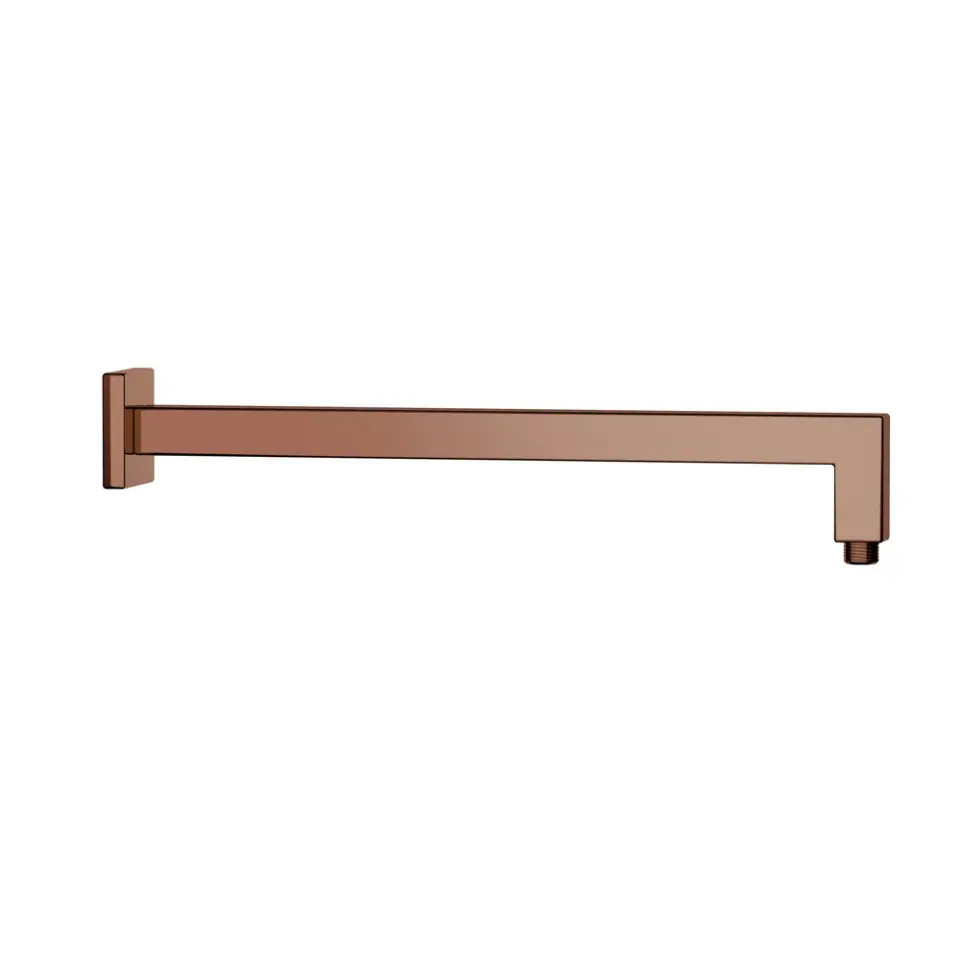 Jaquar Blush Gold PVD Kubix Prime Square Shower Arm (600mm)