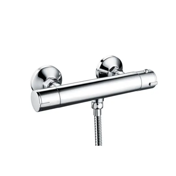 Round Exposed Thermostatic Shower Valve Chrome Plated