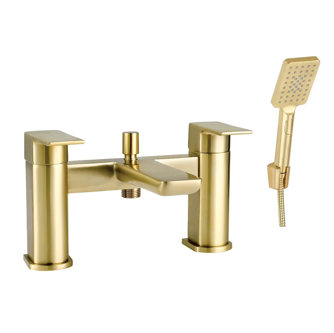 Messina Dual Lever H Type Bath Filler and hand Shower Mixer With Kit