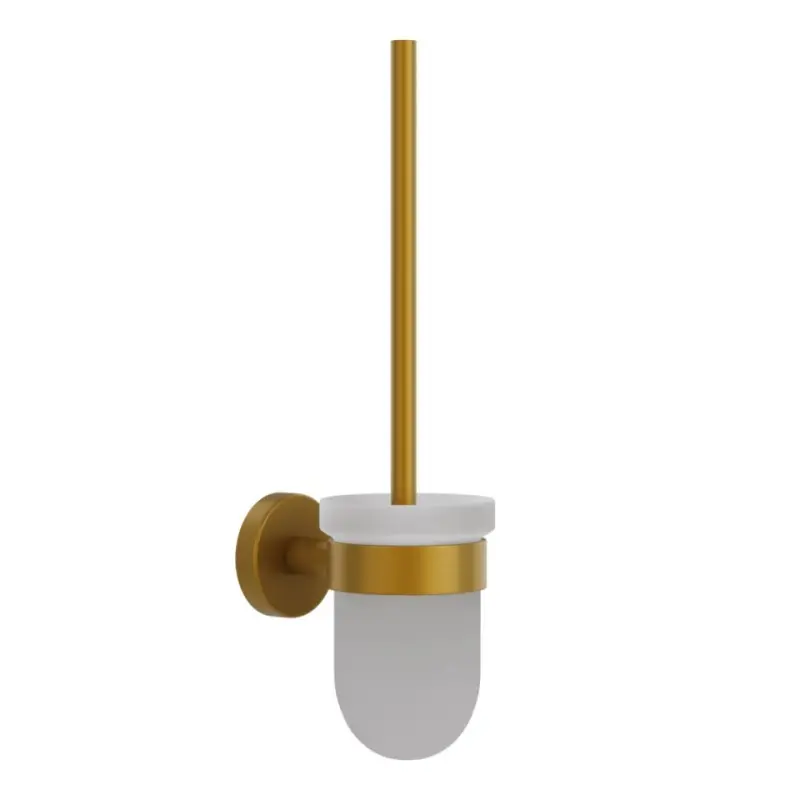 Jaquar Gold Matt PVD Toilet Brush With Holder