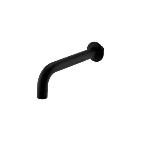 Nero Black Matt Round Wall Mounted Bath Spout