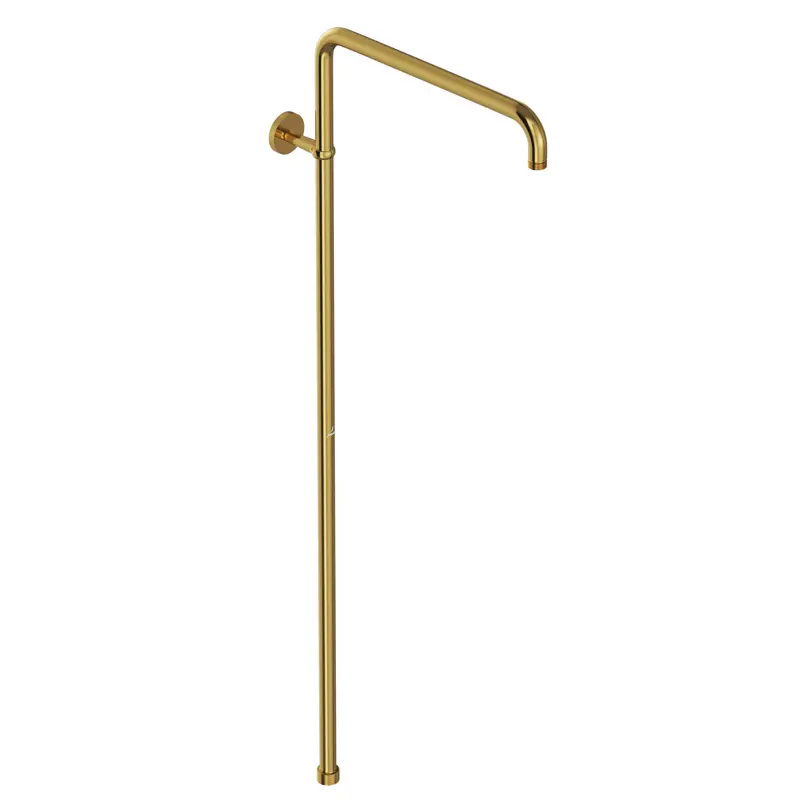 Artize Gold Bright PVD VIC Exposed Shower Pipe L-Type (Rigid Riser) Image 0